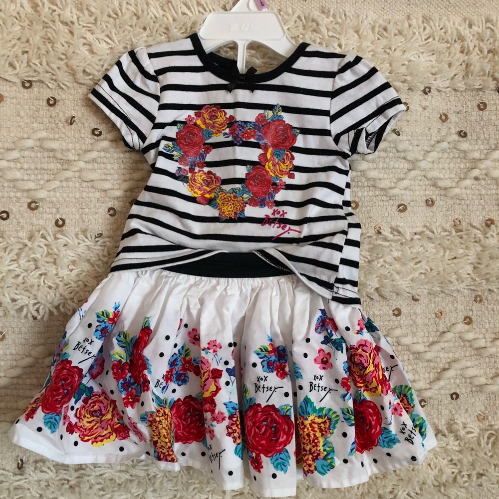 Betsey Johnson Baby Girl skirt/shirt